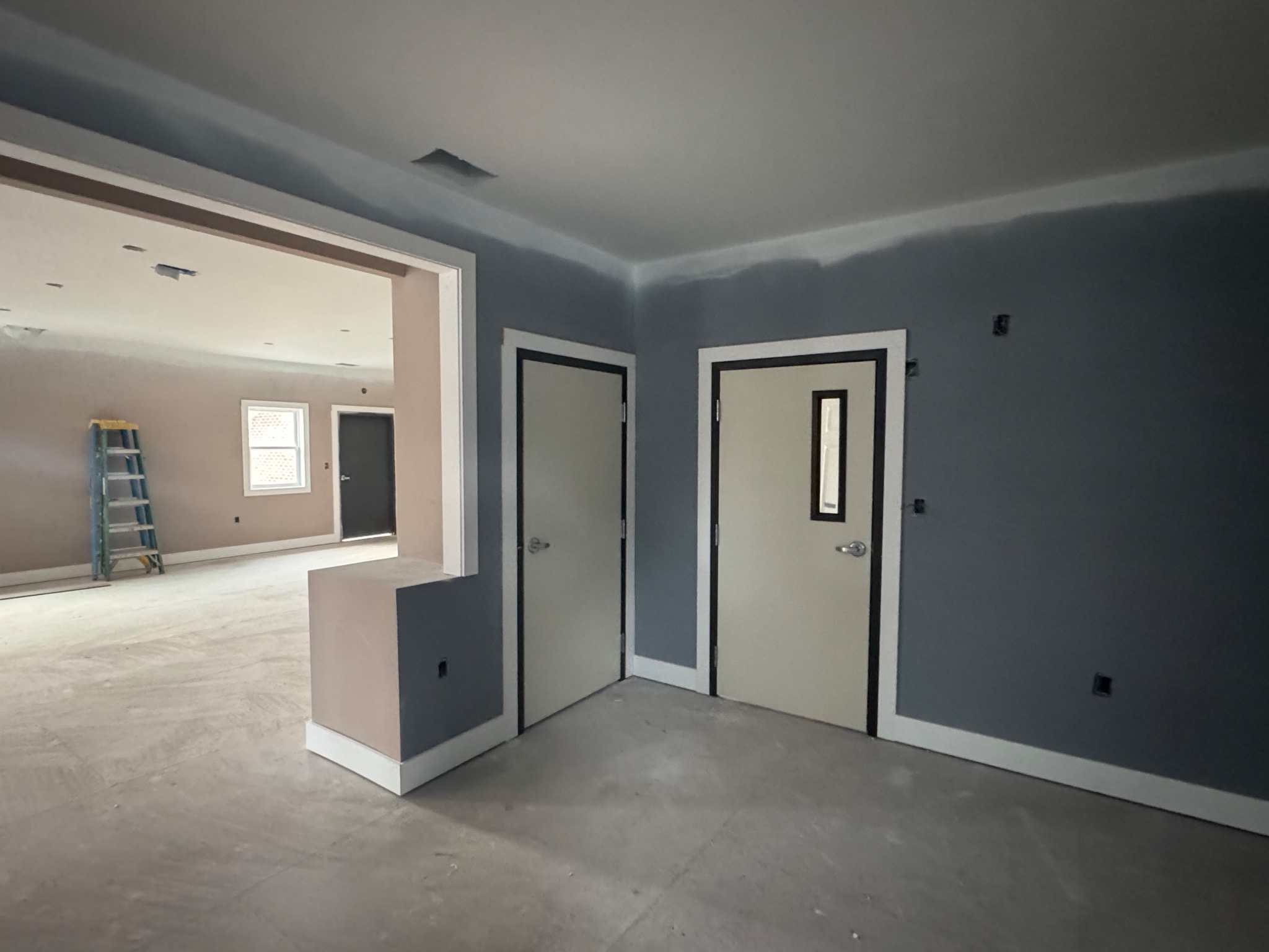Interior doors and finishes being completed